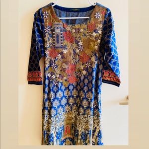 Limelight kurta top with embroidery